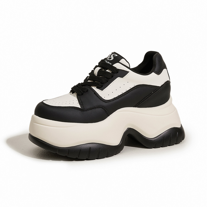 8cm Platform White Sneakers Wo - огляд і ціна Sewing Fleece