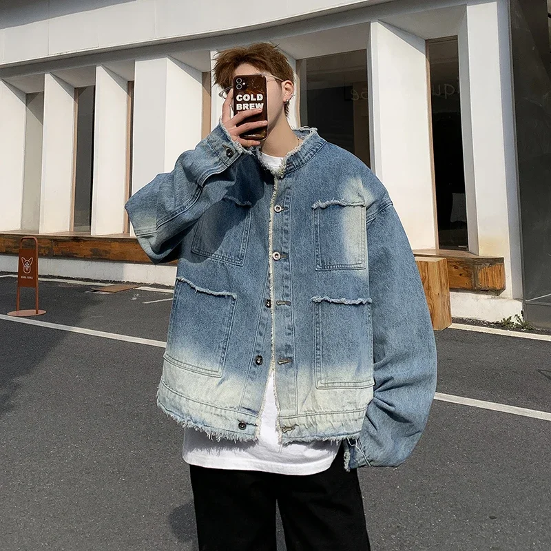 American Retro Hip Pop Raw Edg - огляд і ціна Sewing Jackets