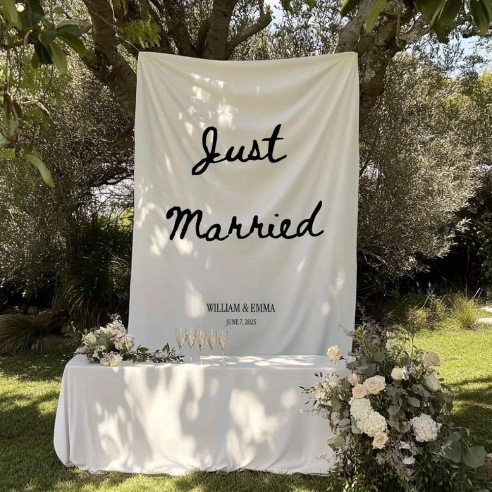 Custom Wedding Banner - Custom - огляд і ціна Sewing Custom