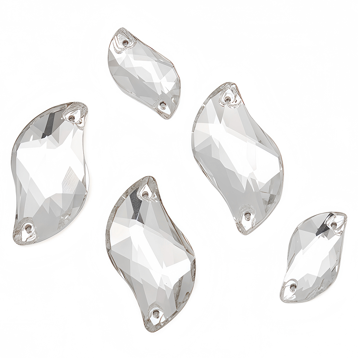 S Shape Sew On Rhinestone Crys - огляд і ціна Sewing Garments