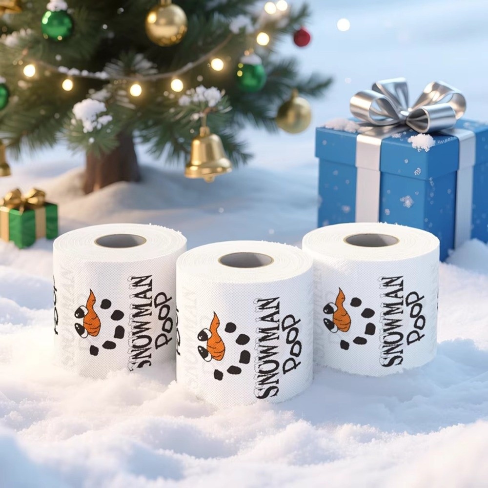 Santa Printed Christmas Toilet - огляд і ціна Pattern Tissue Paper
