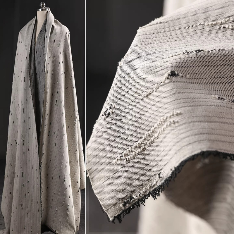 Striped Denim Cotton Jacquard  - огляд і ціна Sewing Recycling