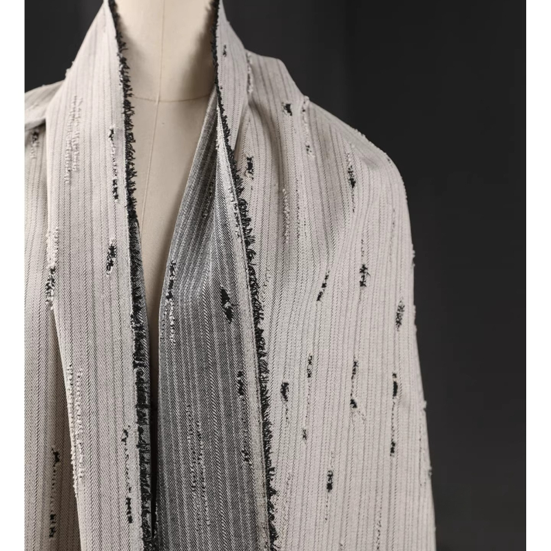 Striped Denim Cotton Jacquard  - огляд і ціна Sewing Recycling