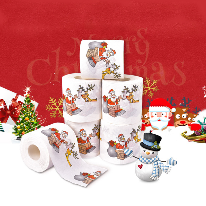 Christmas pattern color toilet - огляд і ціна Pattern Tissue Paper