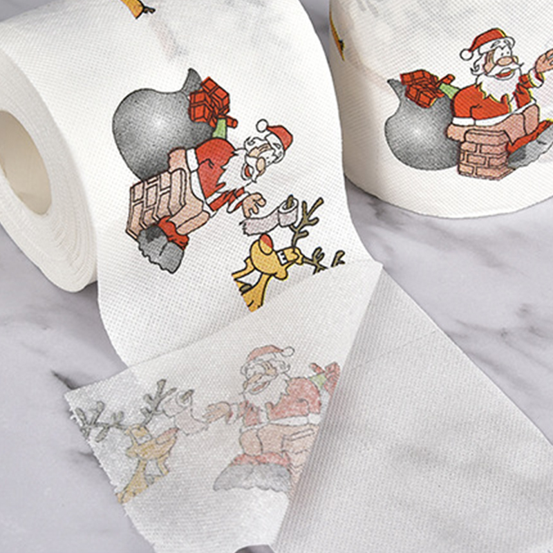 Christmas pattern color toilet - огляд і ціна Pattern Tissue Paper