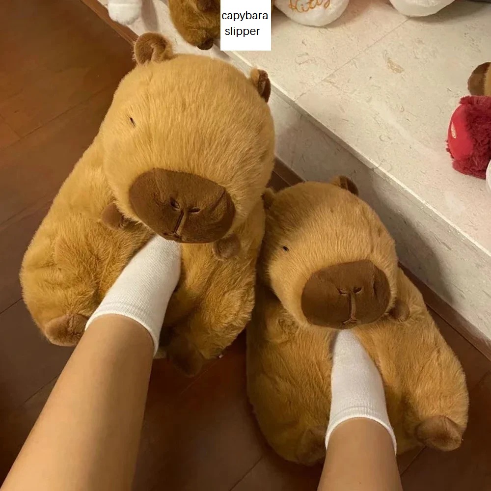 Novelty capybara slippers unis - огляд і ціна Sewing Cloth