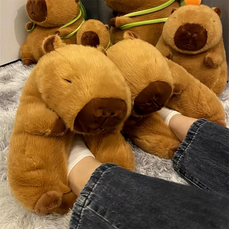 Novelty capybara slippers unis - огляд і ціна Sewing Cloth