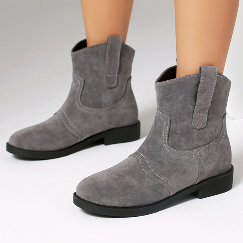 Gray Ankle Boots for Women 202 - огляд і ціна Sewing Fleece