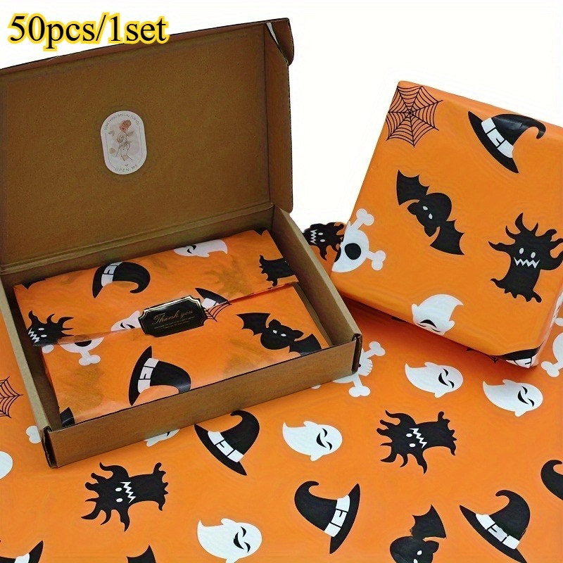 50 pcs Halloween Wrapping Pape - огляд і ціна Pattern Tissue Paper