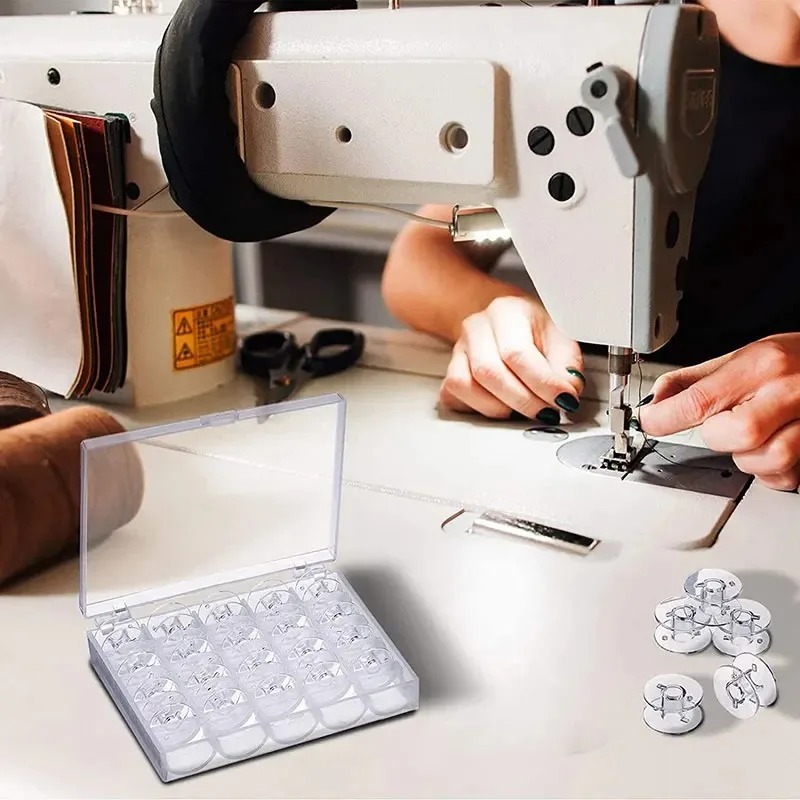 25pcs Home Sewing Machine Bott - огляд і ціна Bobbin Organizer Box