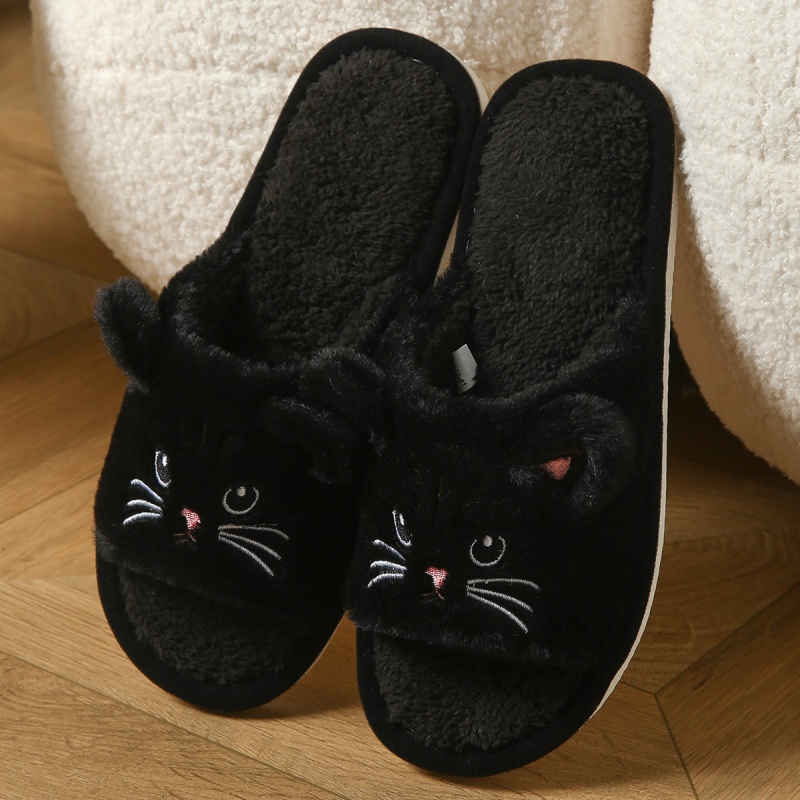 Cute Cat Plush Flip Flops For  - огляд і ціна Sewing Cloth