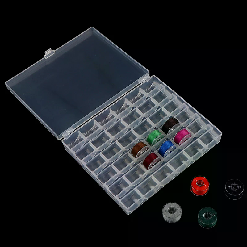 36 Spools Empty Bobbins Sewing - огляд і ціна Bobbin Organizer Box