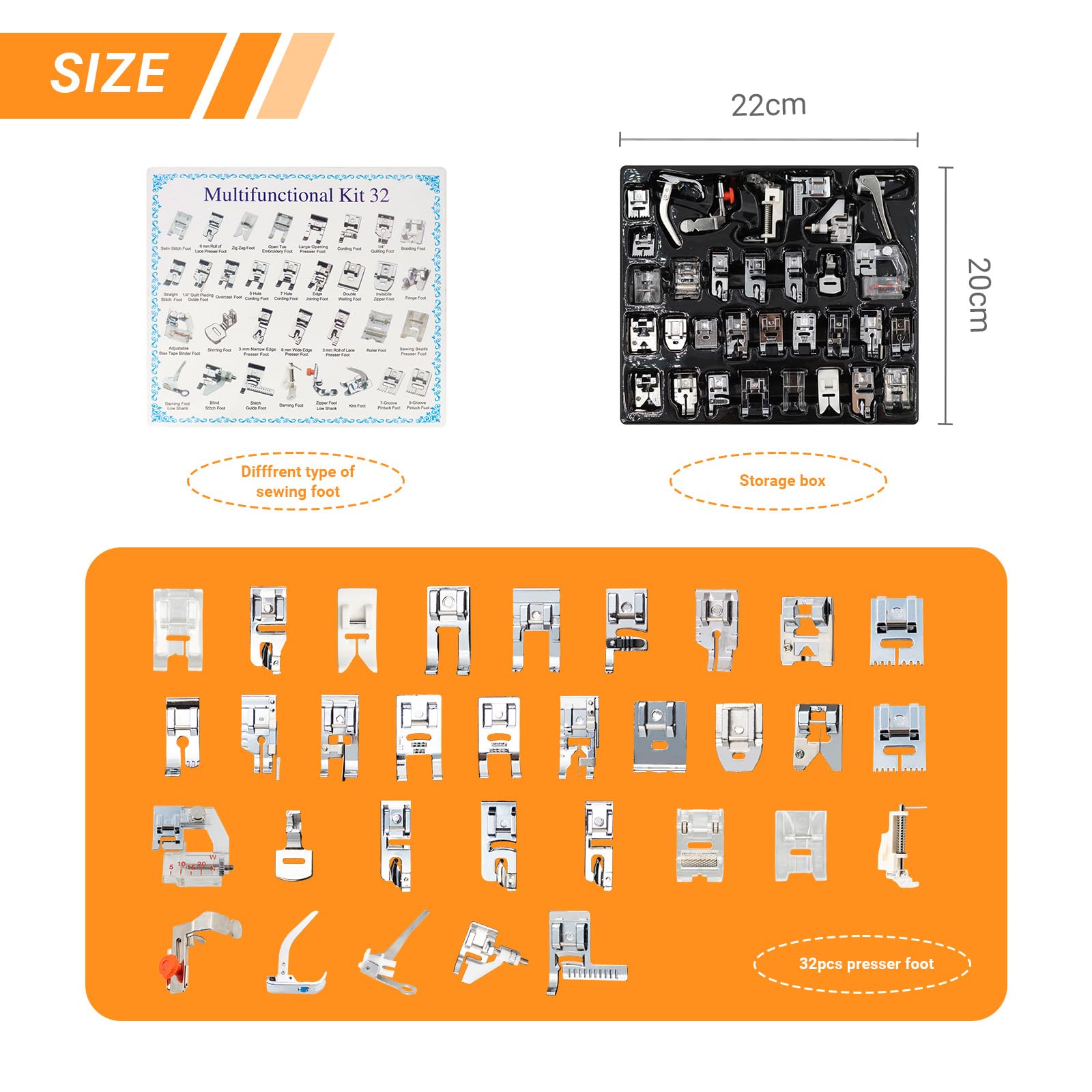 32 in 1 Multi-Function Sewing  - огляд і ціна Sewing Kit