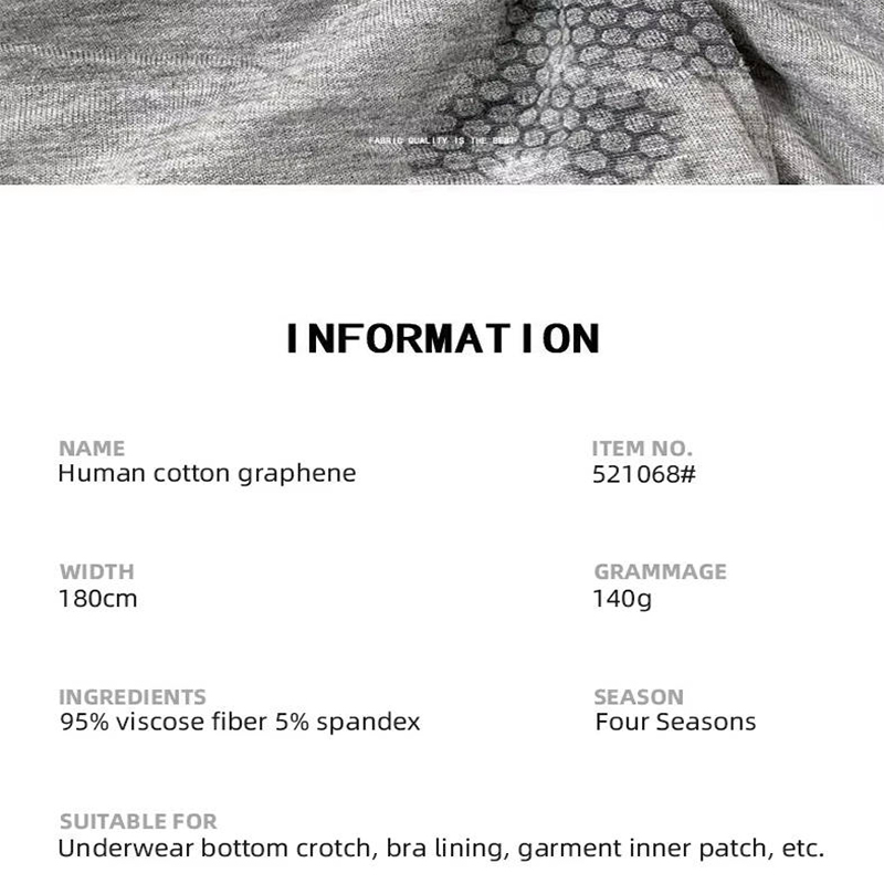 Polyester Graphene Functional  - огляд і ціна Sewing Recycling