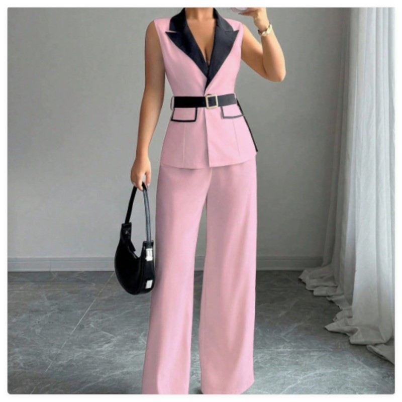 Vest Suit Women Wide Leg Pants - огляд і ціна Sewing Jackets