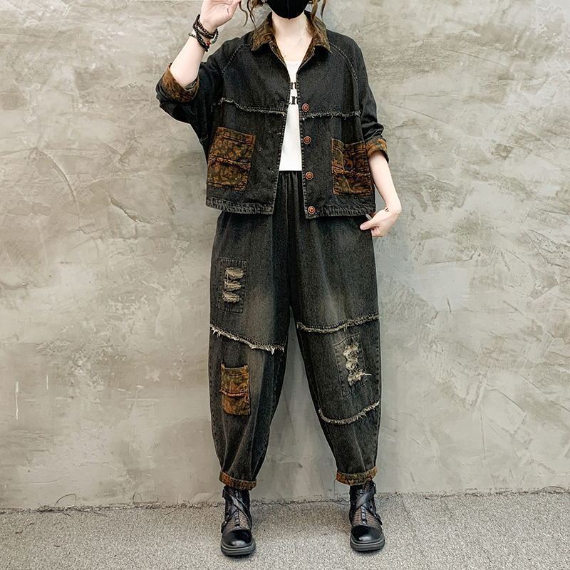 Autumn Winter Women Retro Cowb - огляд і ціна Sewing Jackets