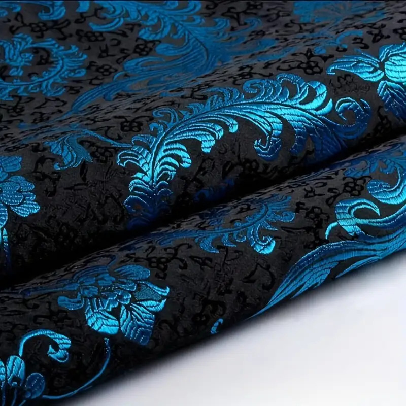 3D Blue Phoenix Tail Brocade F - огляд і ціна Sewing Garments