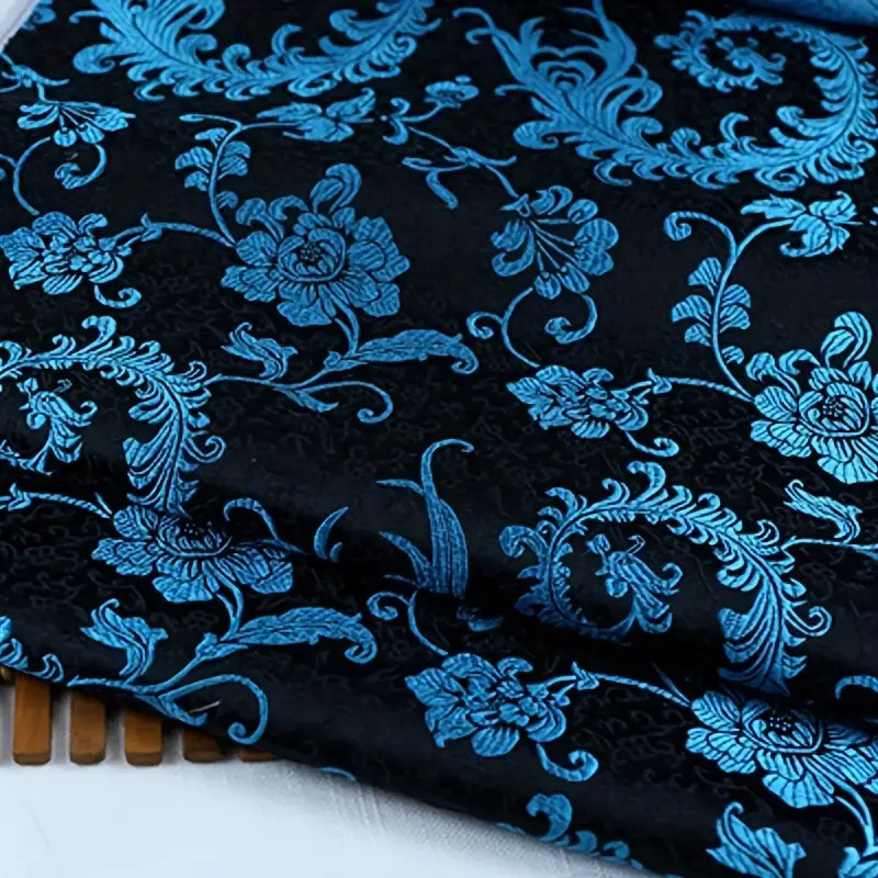 3D Blue Phoenix Tail Brocade F - огляд і ціна Sewing Garments