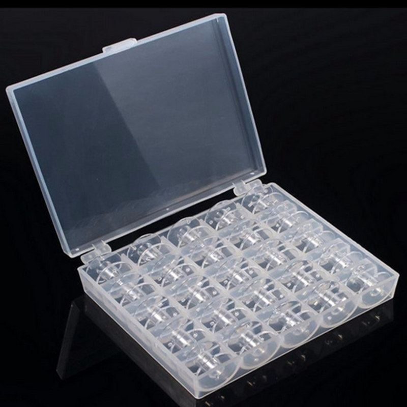 1PC 25 Slots Plastic Bobbin St - огляд і ціна Bobbin Organizer Box