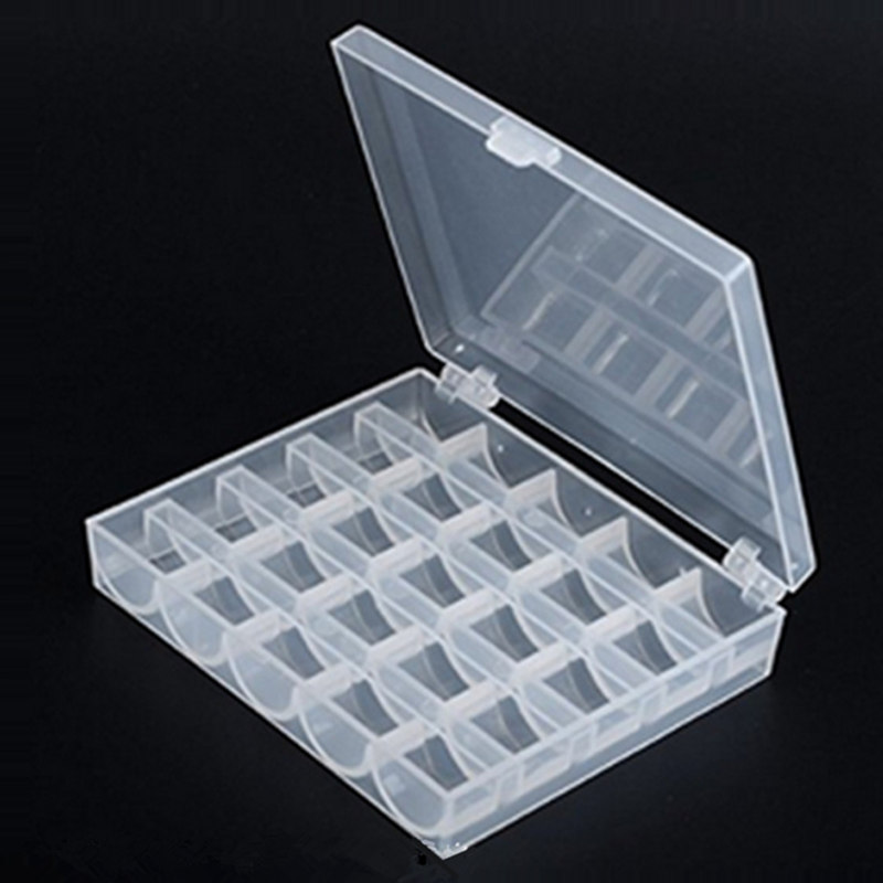 1PC 25 Slots Plastic Bobbin St - огляд і ціна Bobbin Organizer Box