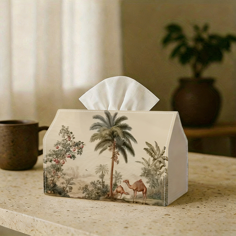 1pc Coconut Tree & Camel Patte - огляд і ціна Pattern Tissue Paper